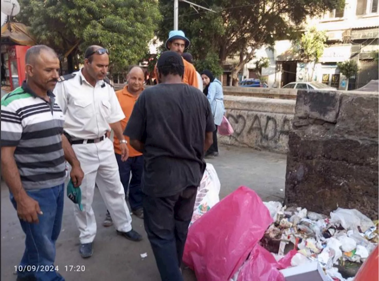 شرطة البيئة والمسطحات تضبط النباشين في شوارع الإسكندرية