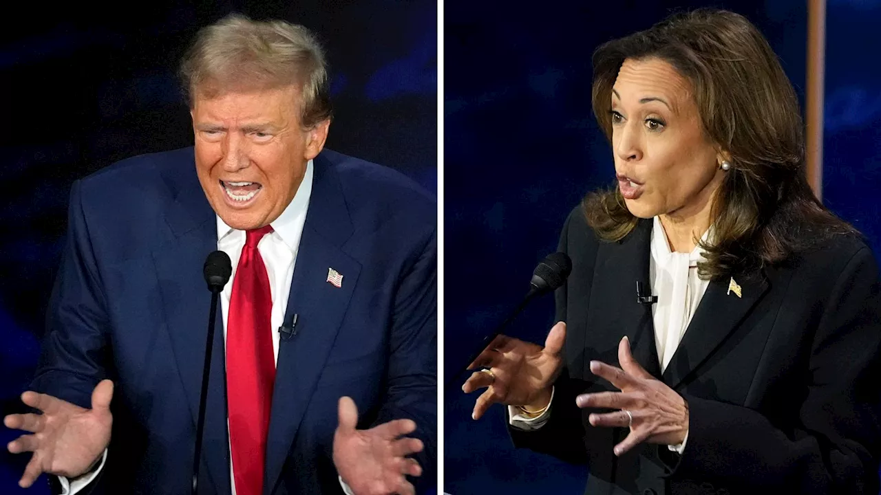 Trump v Harris debate live: Trump lies called out by moderator; Harris forces handshake