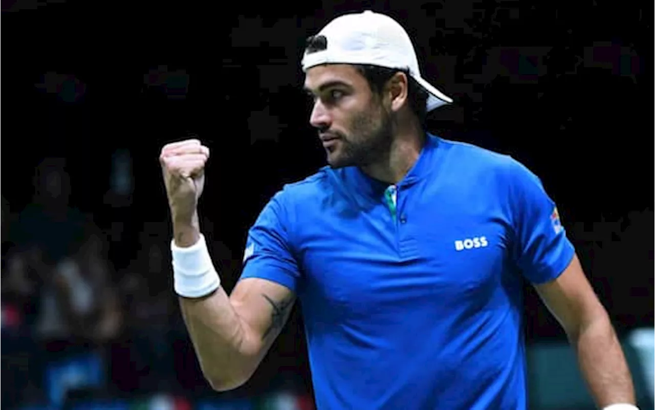 Coppa Davis, Italia-Brasile 1-0: Berrettini batte Fonseca