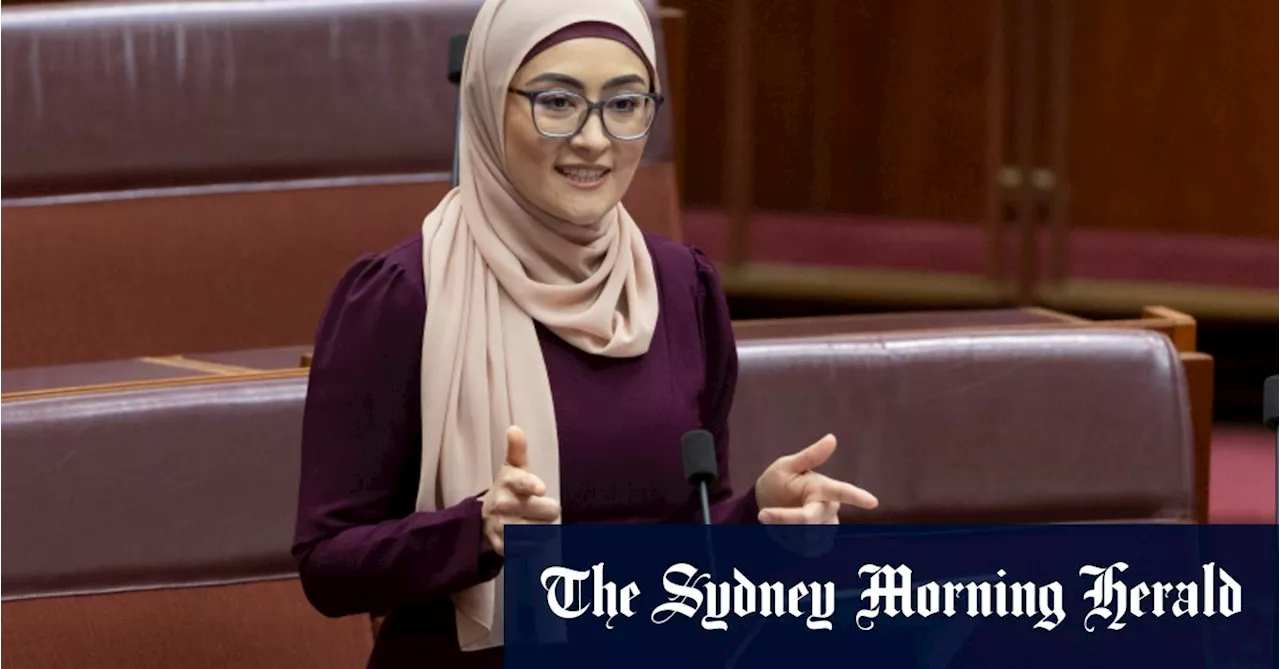 ‘Catch a dub’: Fatima Payman tries to make ‘skibidi’ happen in the Senate