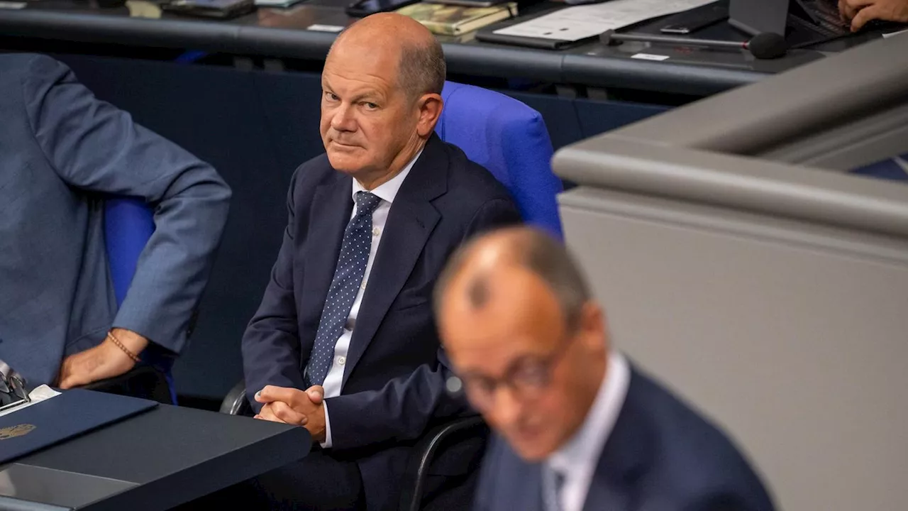 Generaldebatte: Olaf Scholz' schäumt, Friedrich Merz trickst