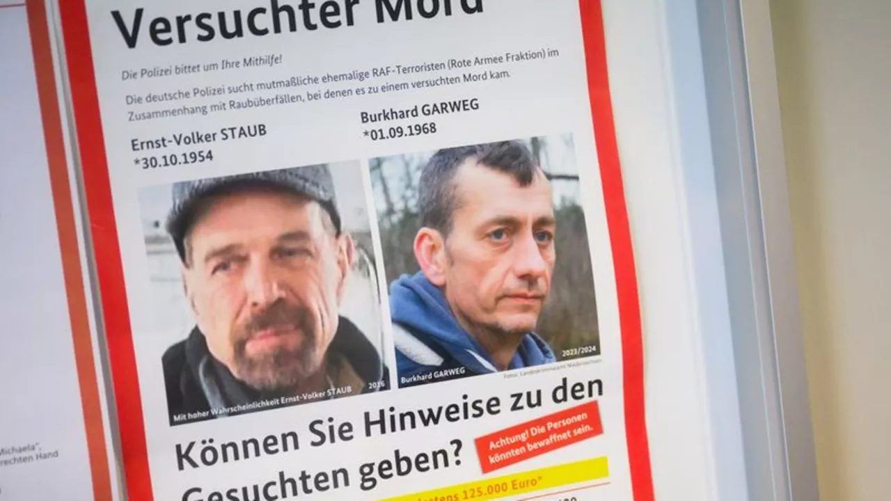 Neue Öffentlichkeitsfahndung: Videos sollen Ermittler auf Spur von Ex-RAF-Mitglied führen