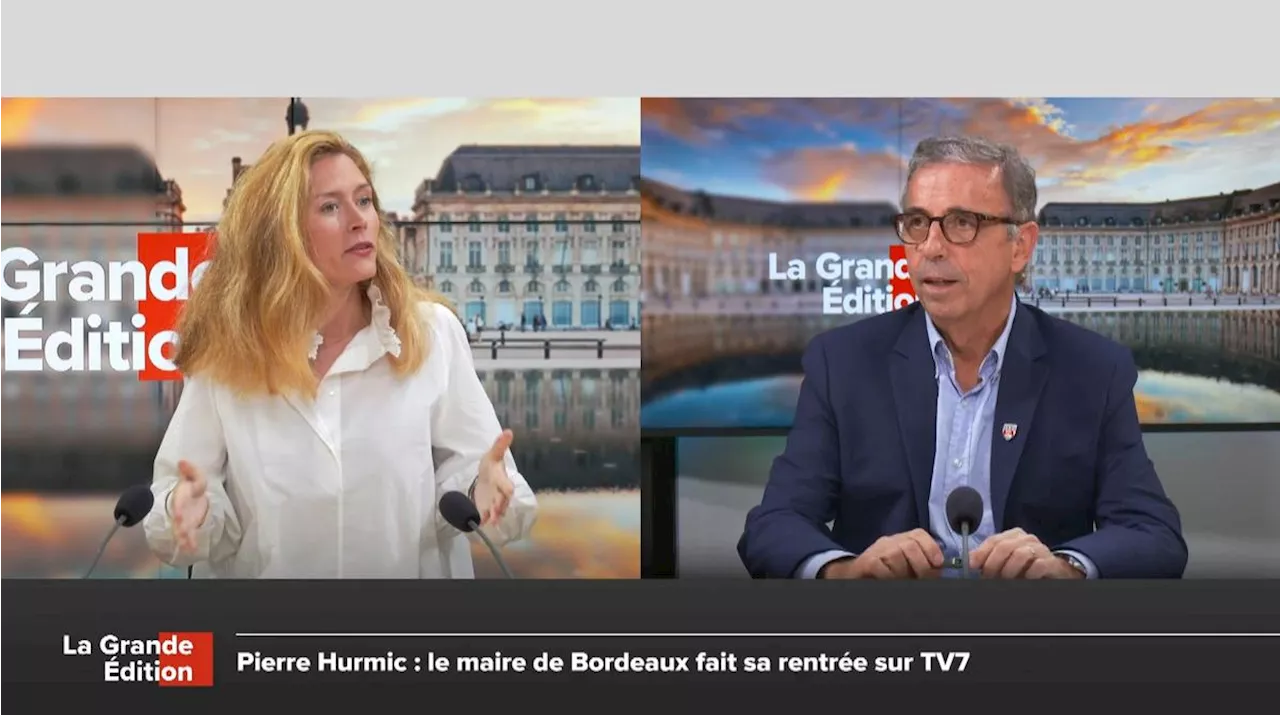 Vidéo. Pierre Hurmic : le maire de Bordeaux fait sa rentrée sur TV7