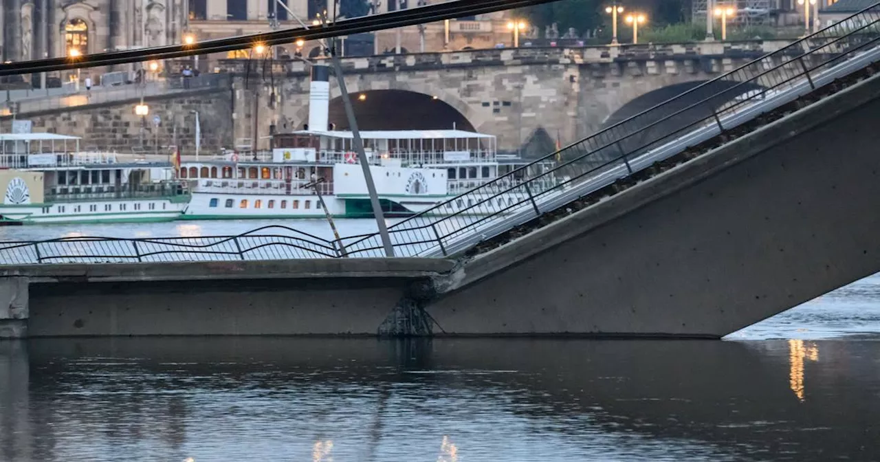 Dresden entgeht bei Brückeneinsturz knapp einer Katastrophe