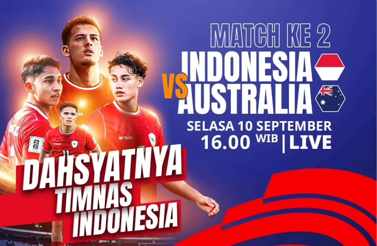 Geser Sinetron, Siaran Langsung Sepak Bola Indonesia Vs Australia Semalam Raih Rating Tertinggi