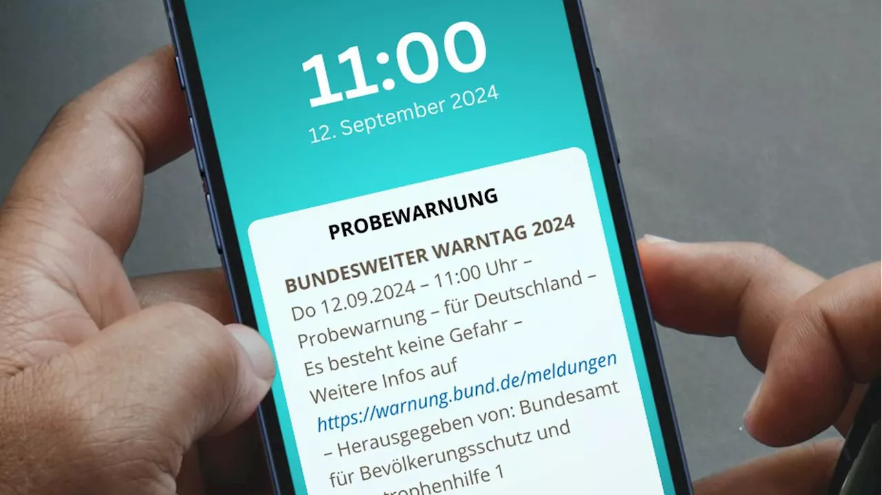 Bundesweiter Warntag 2024: Warum Ihr Handy am Donnerstag verrücktspielen wird