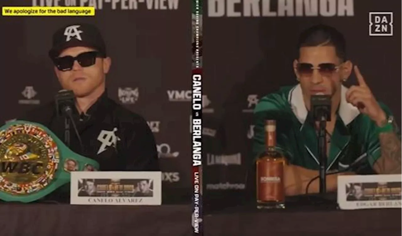 DAZN forced to apologise after Edgar Berlanga launches into expletive rant about Oscar De La Hoya...