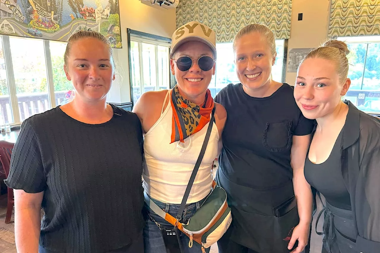 Pop star Pink makes surprise stop at small-town B.C. restaurant