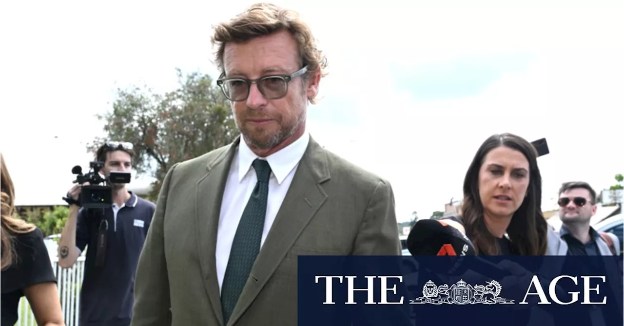 Simon Baker avoids conviction for drink-driving charge