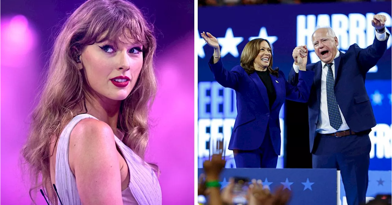 ‘I’ve Made My Choice’: Taylor Swift Endorses Kamala Harris for President