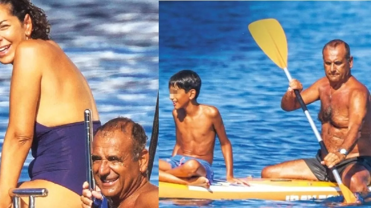 Carlo Conti, gli ultimi giorni di vacanza con la moglie e il figlio: foto