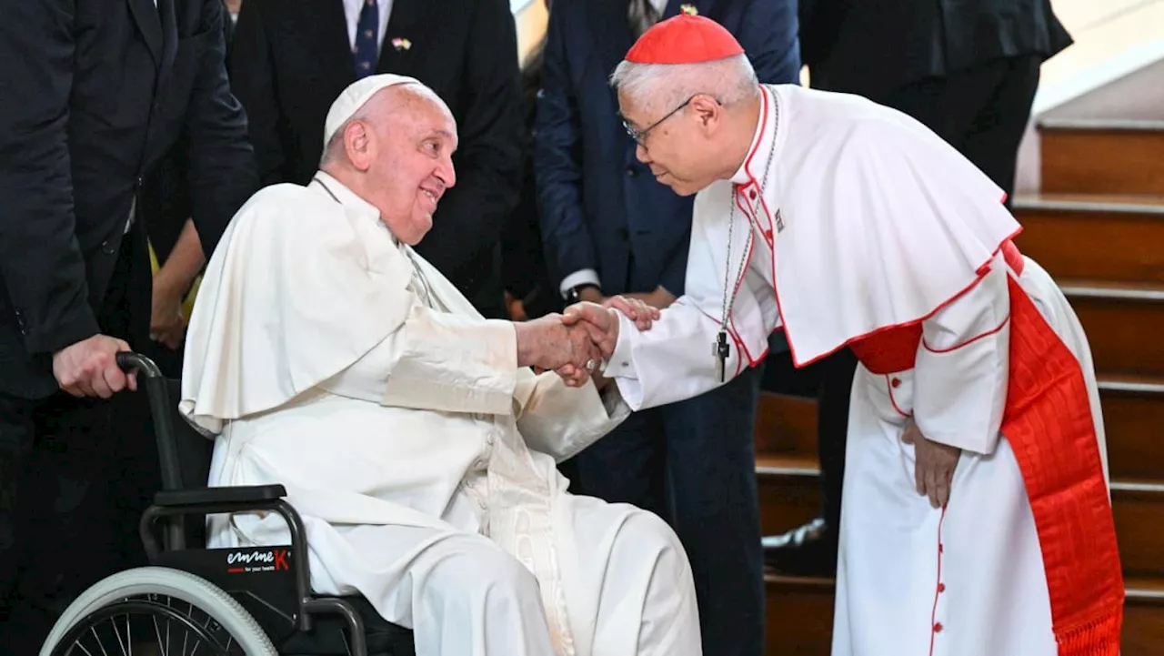 Pope Francis arrives in Singapore for final leg of Asia-Pacific tour