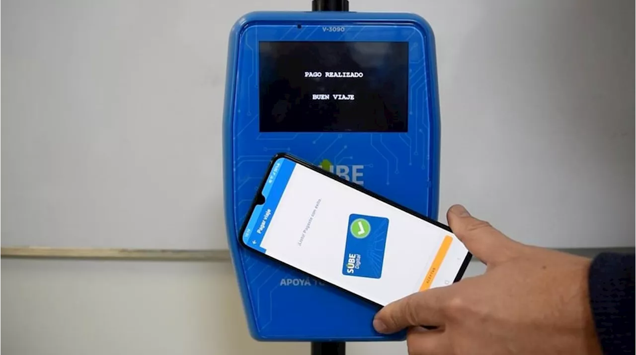 SUBE digital: cómo funciona la aplicación para pagar el colectivo con el celular