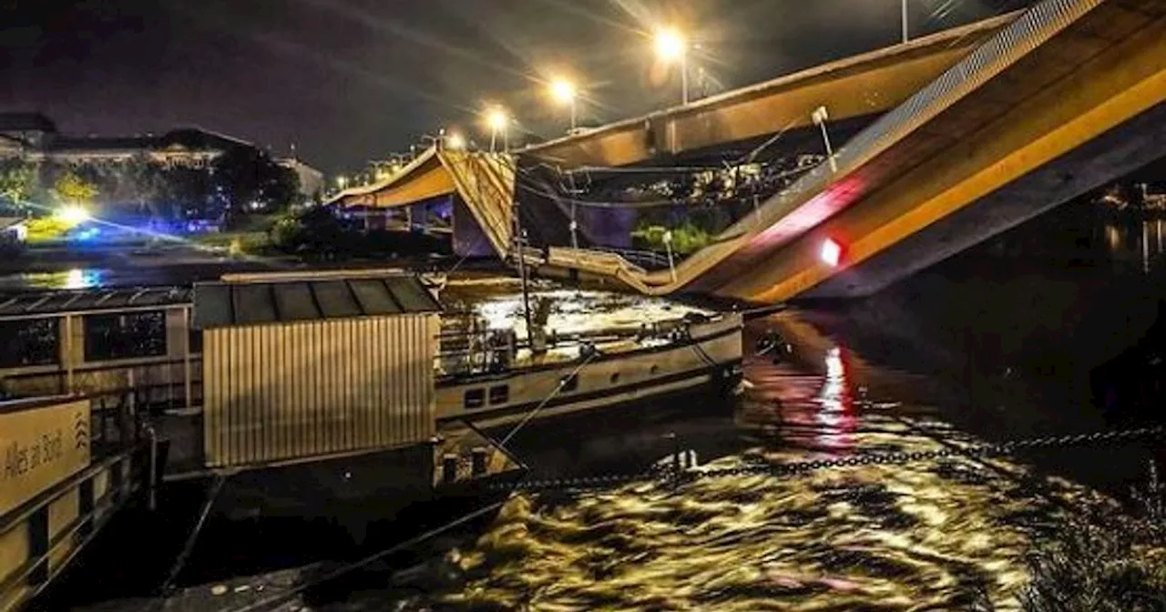 Akute Einsturzgefahr bei Elbbrücke in Dresden: „Es besteht Lebensgefahr“