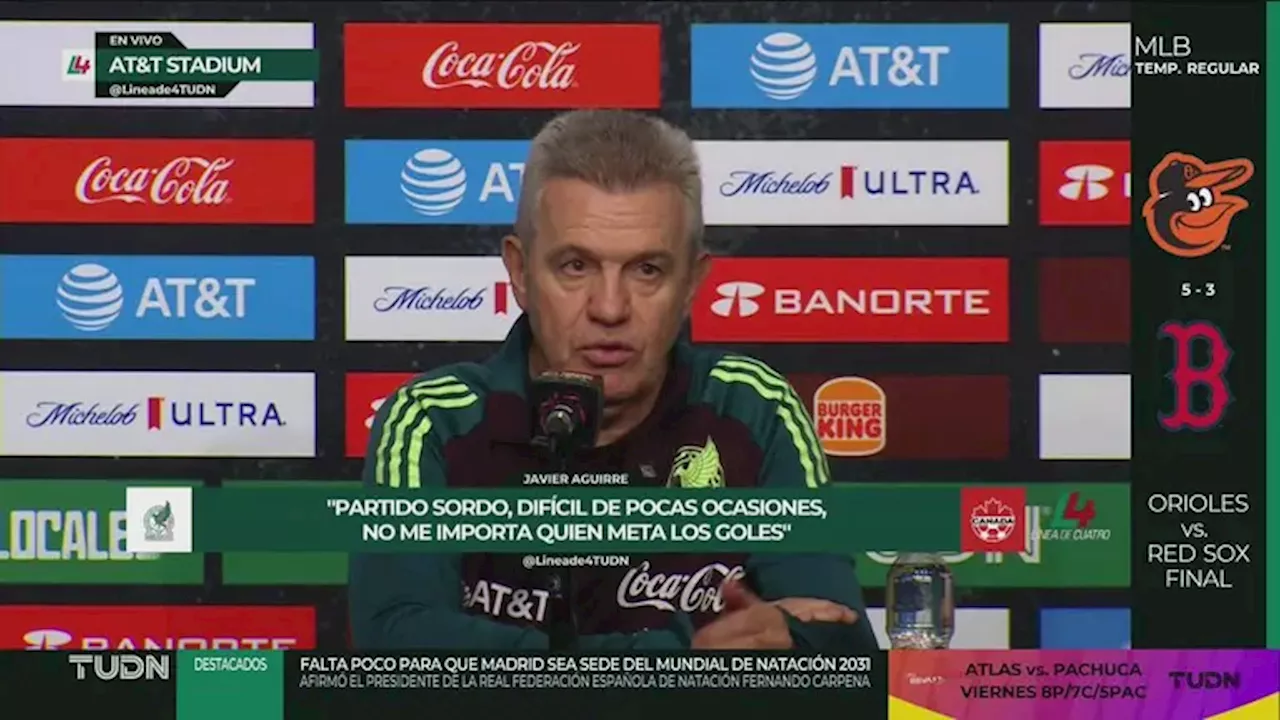 Javier Aguirre resta presión a Santiago Giménez por falta de gol tras México vs. Canadá