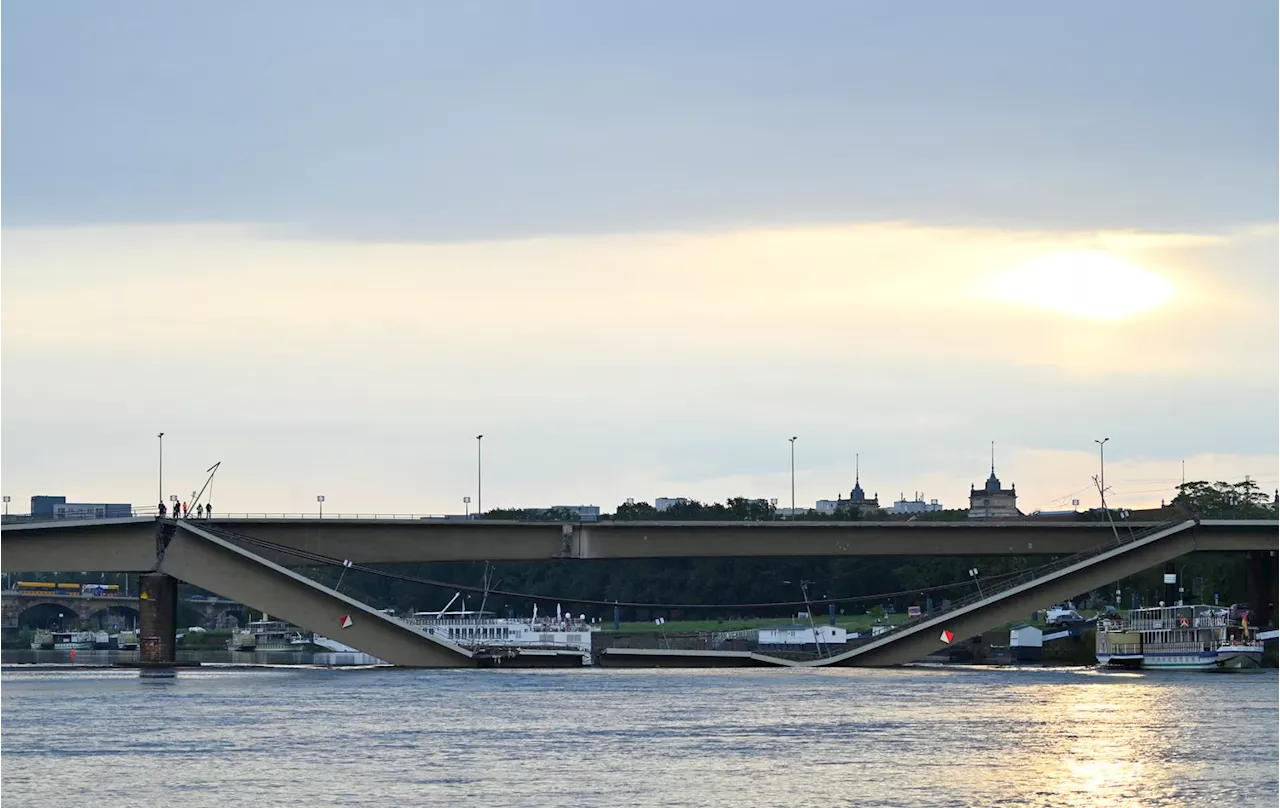 Bro har rast sammen i Dresden