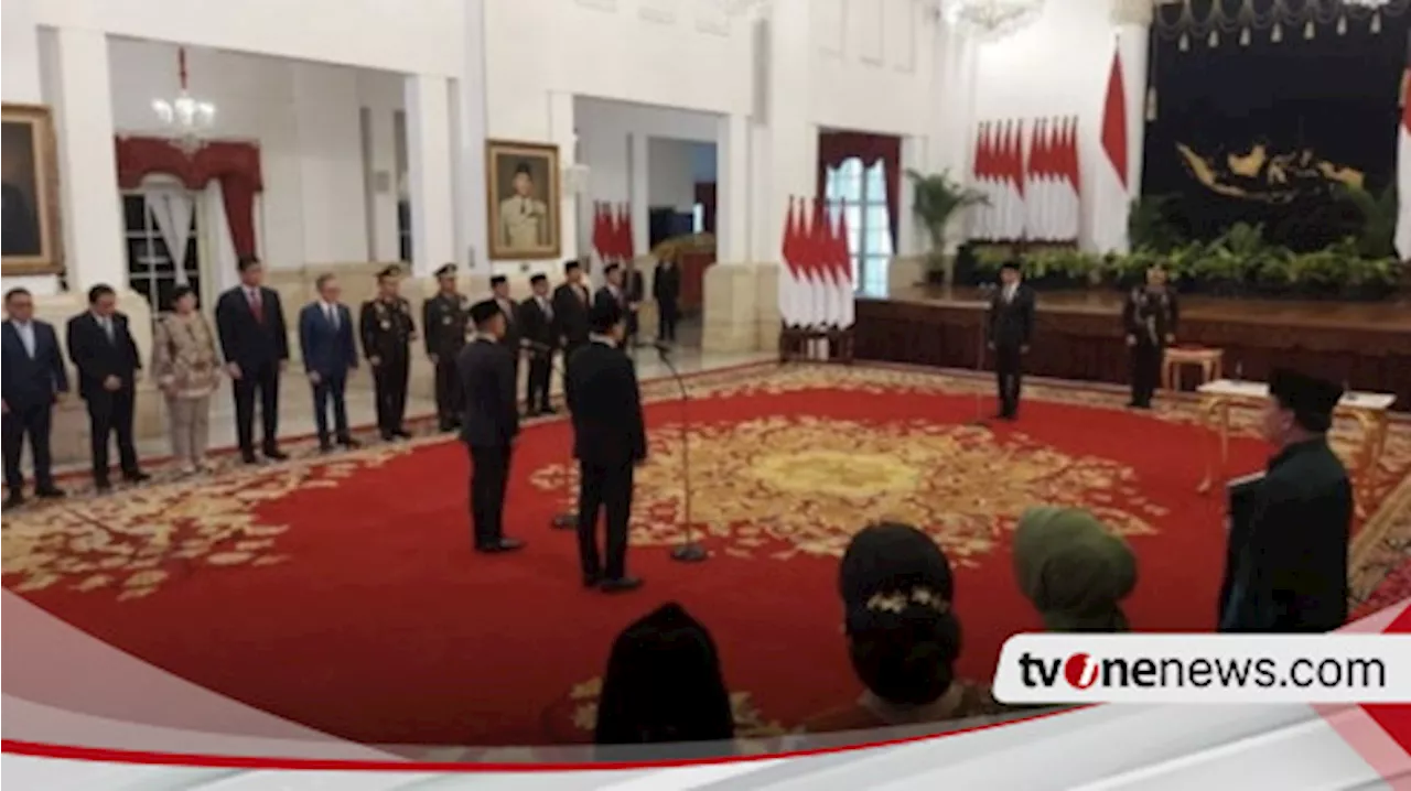 Dilantik Presiden Jokowi, Gus Ipul Resmi Jadi Menteri Sosial Gantikan Tri Rismaharani