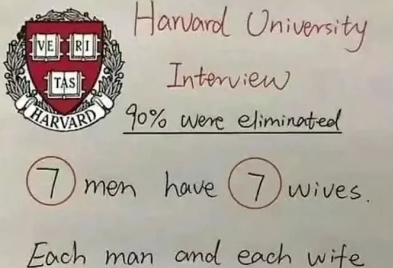 Teka-teki matematik Harvard cetus perdebatan, ramai salah jawab