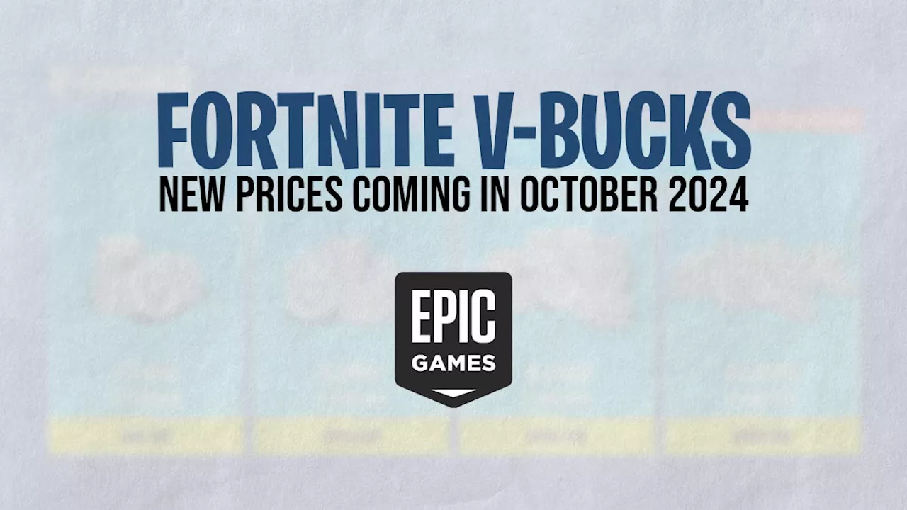 Epic Games announces change to Fortnite V-Bucks prices in six countries