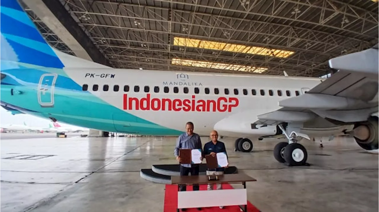 Jelang MotoGP Mandalika, Garuda Indonesia Luncurkan Pesawat Ofisial 'IndonesiaGP'