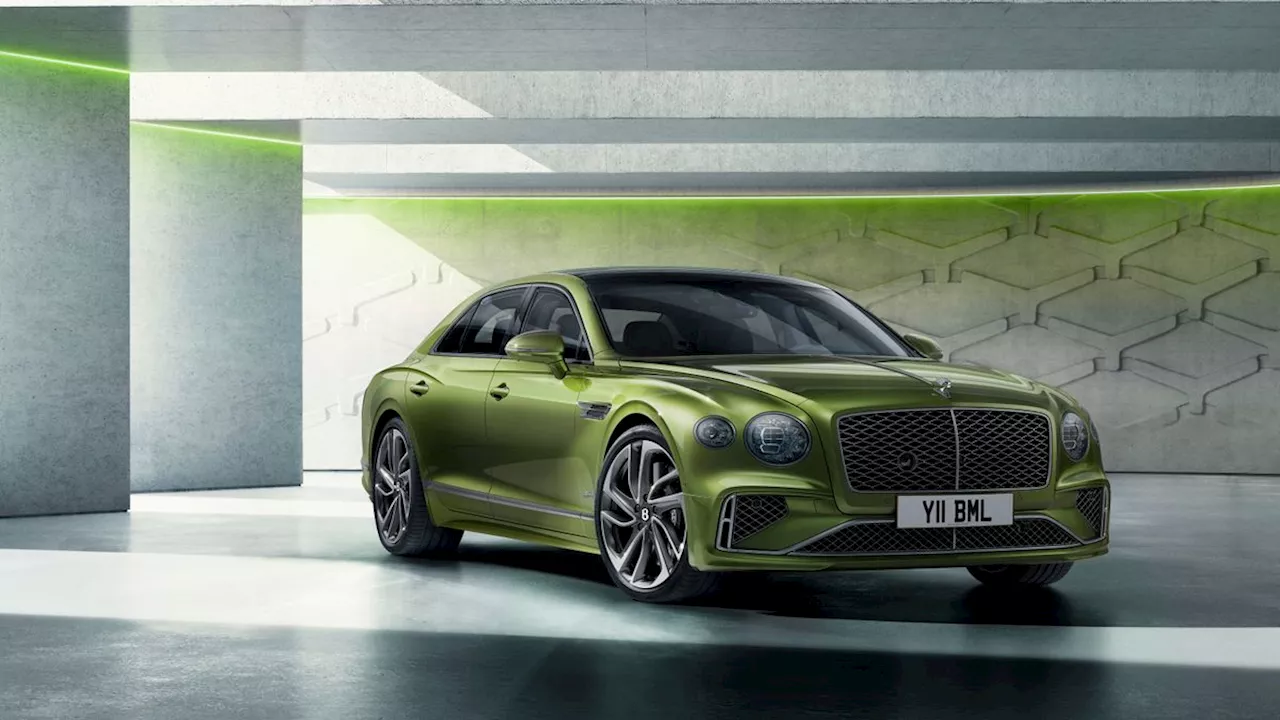 Bentley describes the updated hybrid Flying Spur Speed as a four-door supercar