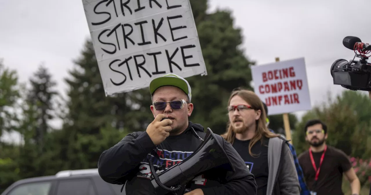 Thousands of Boeing employees vote on contract, strike