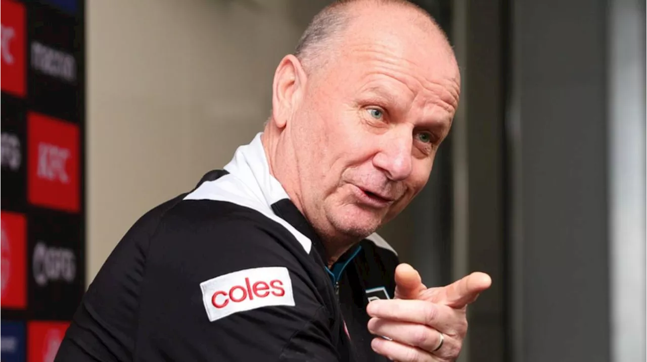 Port Adelaide coach Ken Hinkley issues public dare to Hawthorn players ahead of AFL semi-final