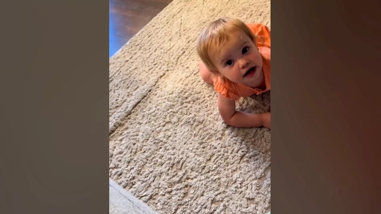 Toddler's hilarious avoidance tactic goes viral