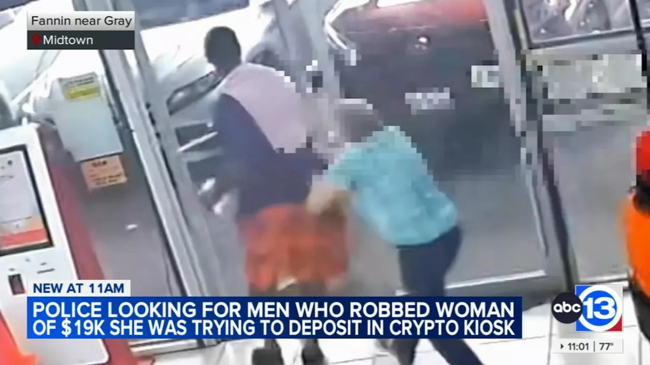 80-year-old woman robbed of $19K while taking cash to cryptocurrency bank, HPD says