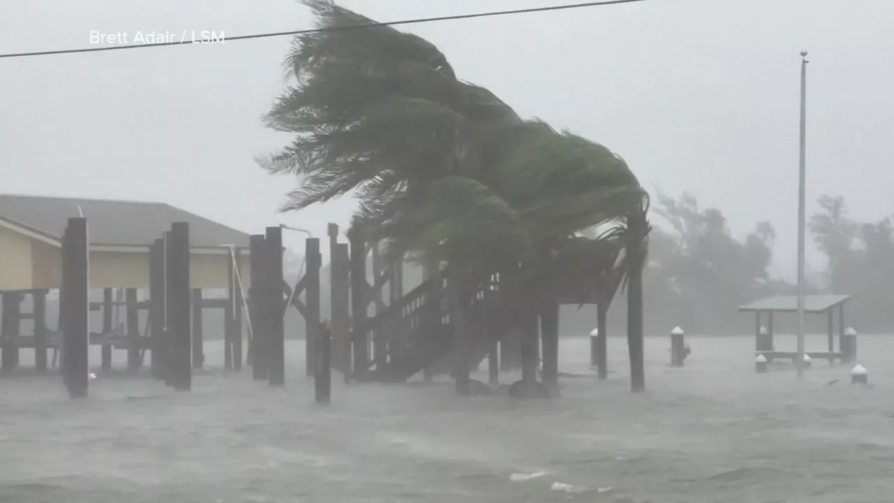 Francine weakens moving inland from Gulf Coast after hurricane winds cause blackouts