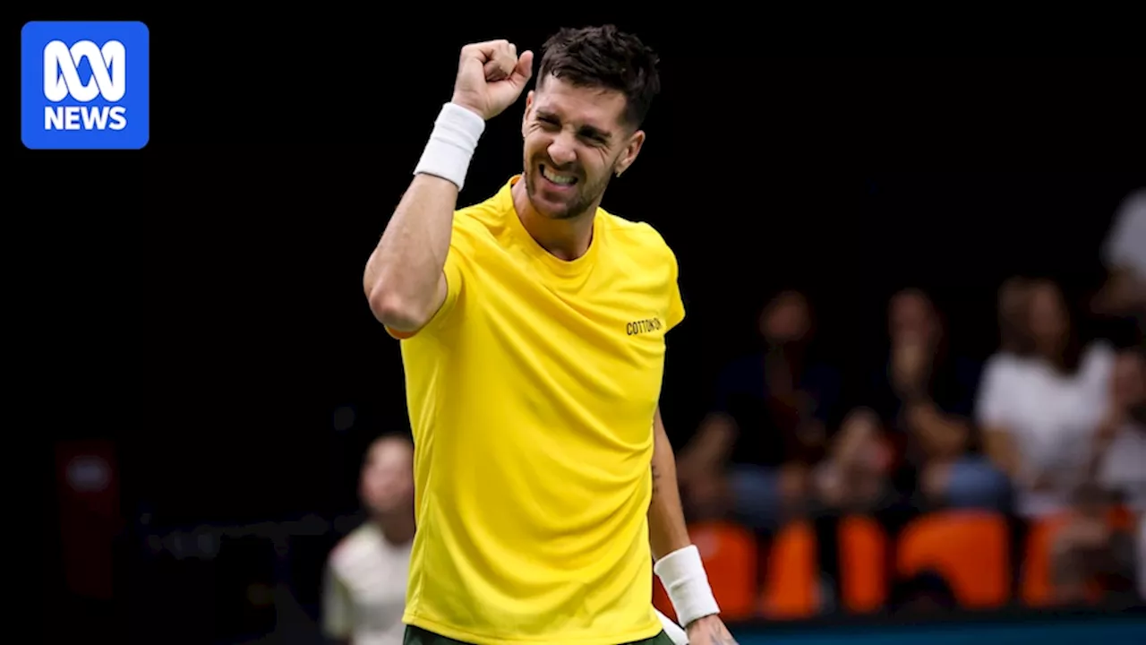 Australia defeats Czechia 3-0 in the Davis Cup to set up shot at spot in the finals