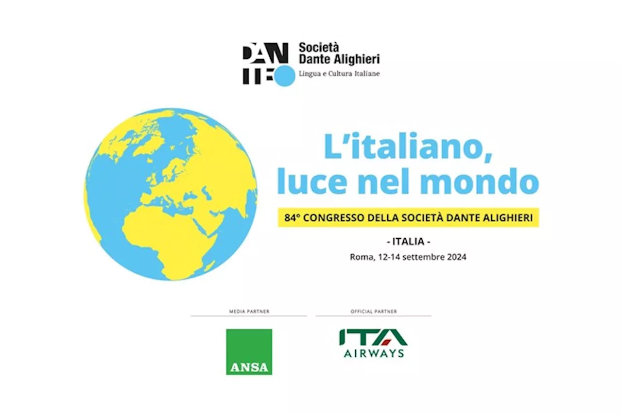 La Dante a congresso a Roma, 'italiano luce nel mondo'