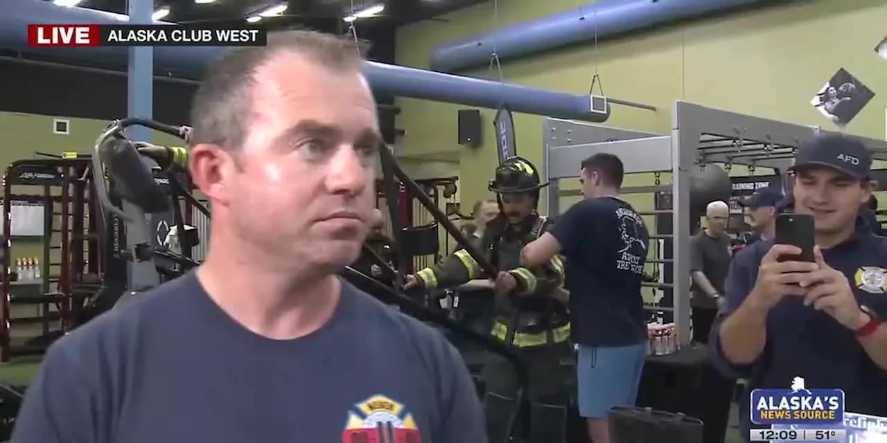 Anchorage firefighters honor the fallen on 9/11 anniversary via Step Mill Challenge