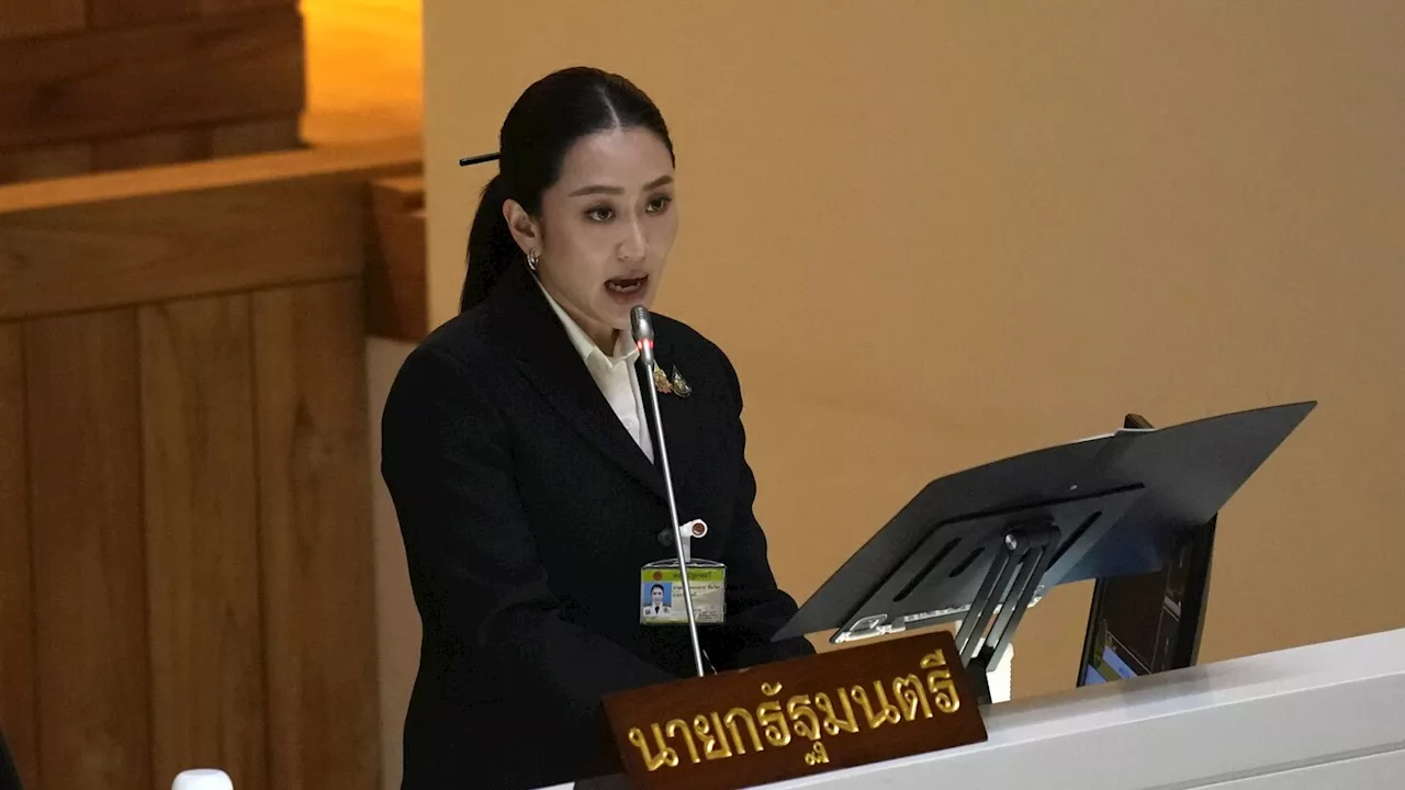 Thailand's slumping economy is new leader Paetongtarn's focus in her first parliamentary speech