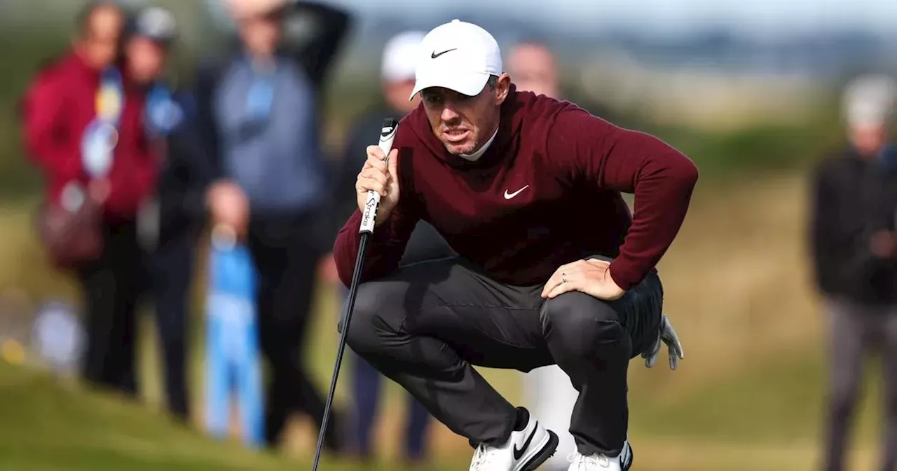 Irish Open: Rory McIlroy makes steady progress at Royal County Down