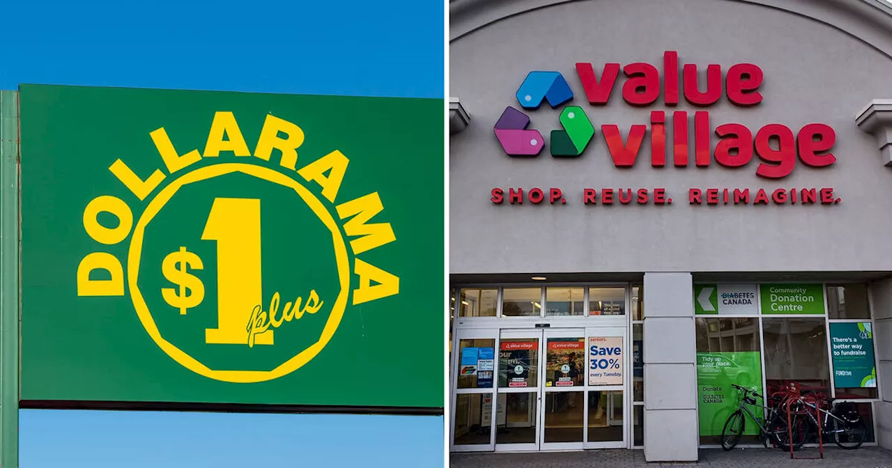 Canadian thrifters sick of Value Village marking up Dollarama items