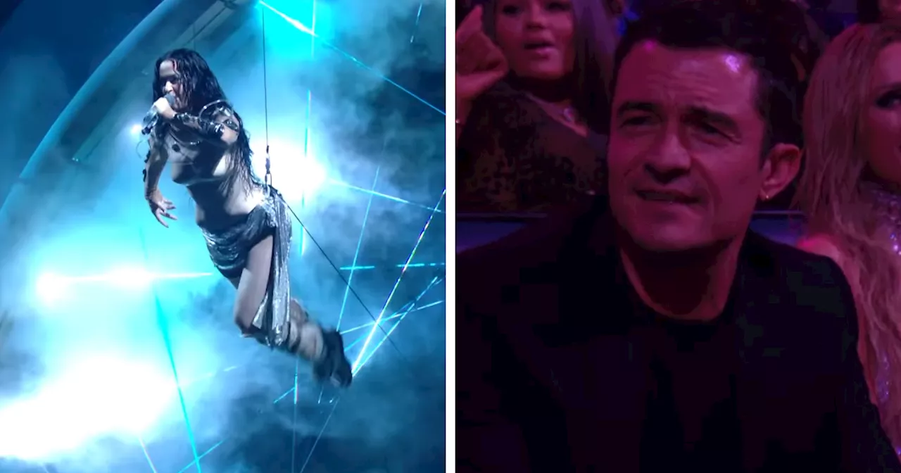 Orlando Bloom’s Confused Face During Katy Perry’s VMA Performance Has Fans In Stitches