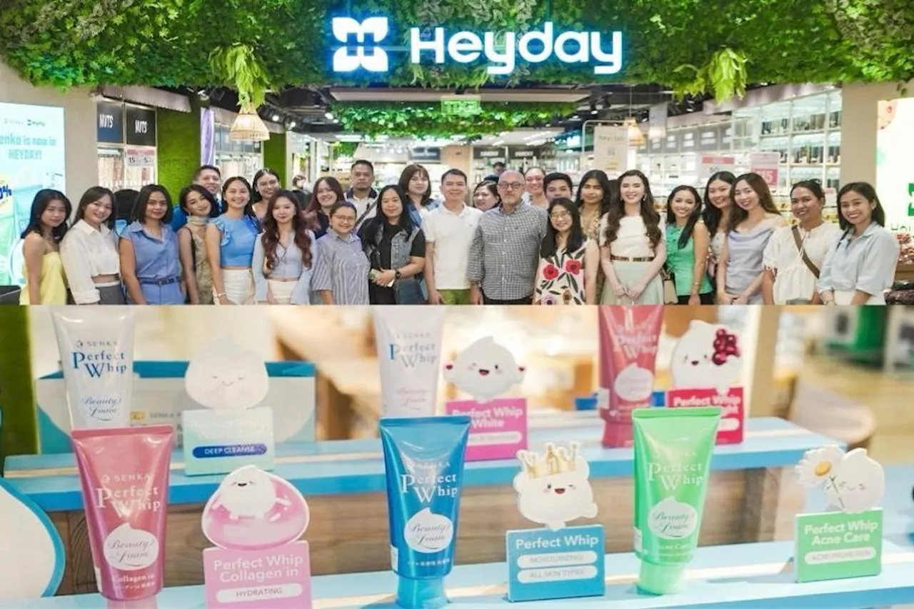 Japan and Korea’s No. 1 facial wash Senka Perfect whip officially launches at Heyday