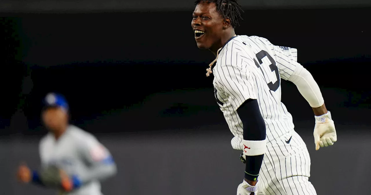 Yankees edge Royals in 11 innings on infield single by Jazz Chisholm Jr.