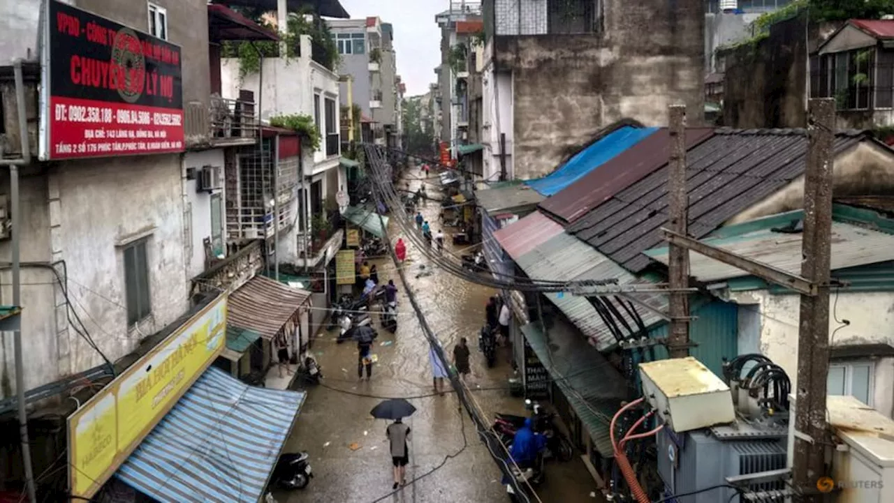 Parts of Hanoi remain flooded as Vietnam's typhoon toll nears 200