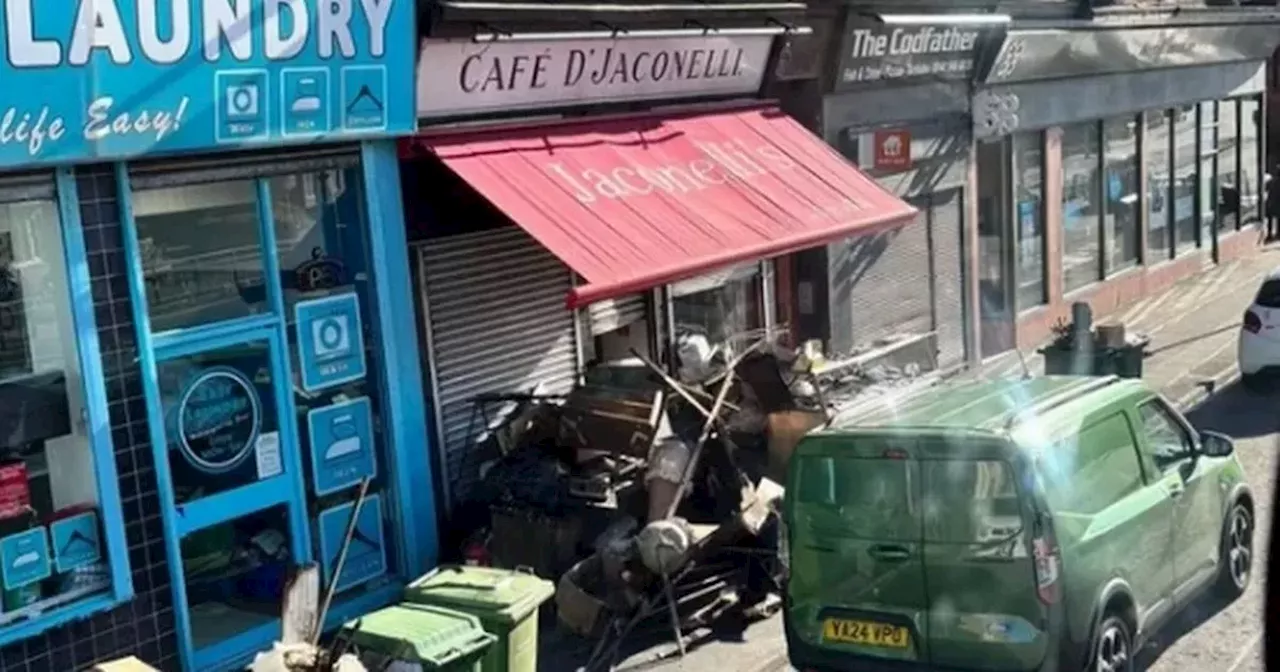 Fire rips through historic 100-year-old Glasgow café as locals left devastated