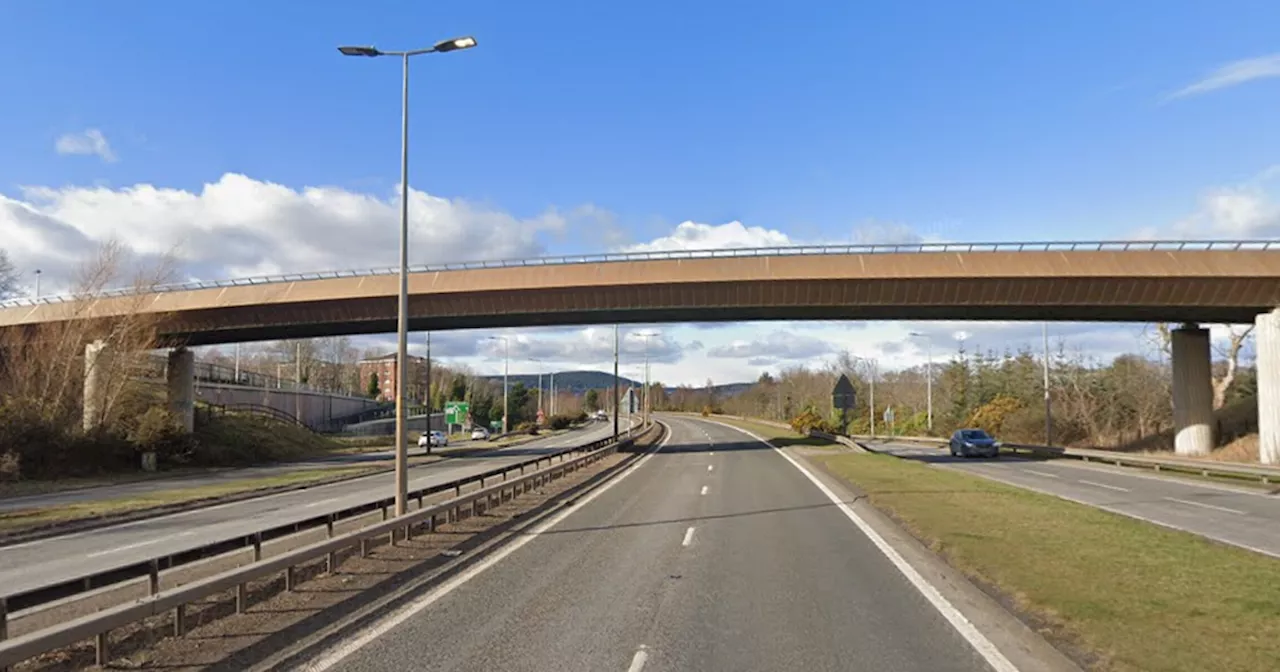 Teen dies after falling from bridge and being hit by lorry on busy Scots road