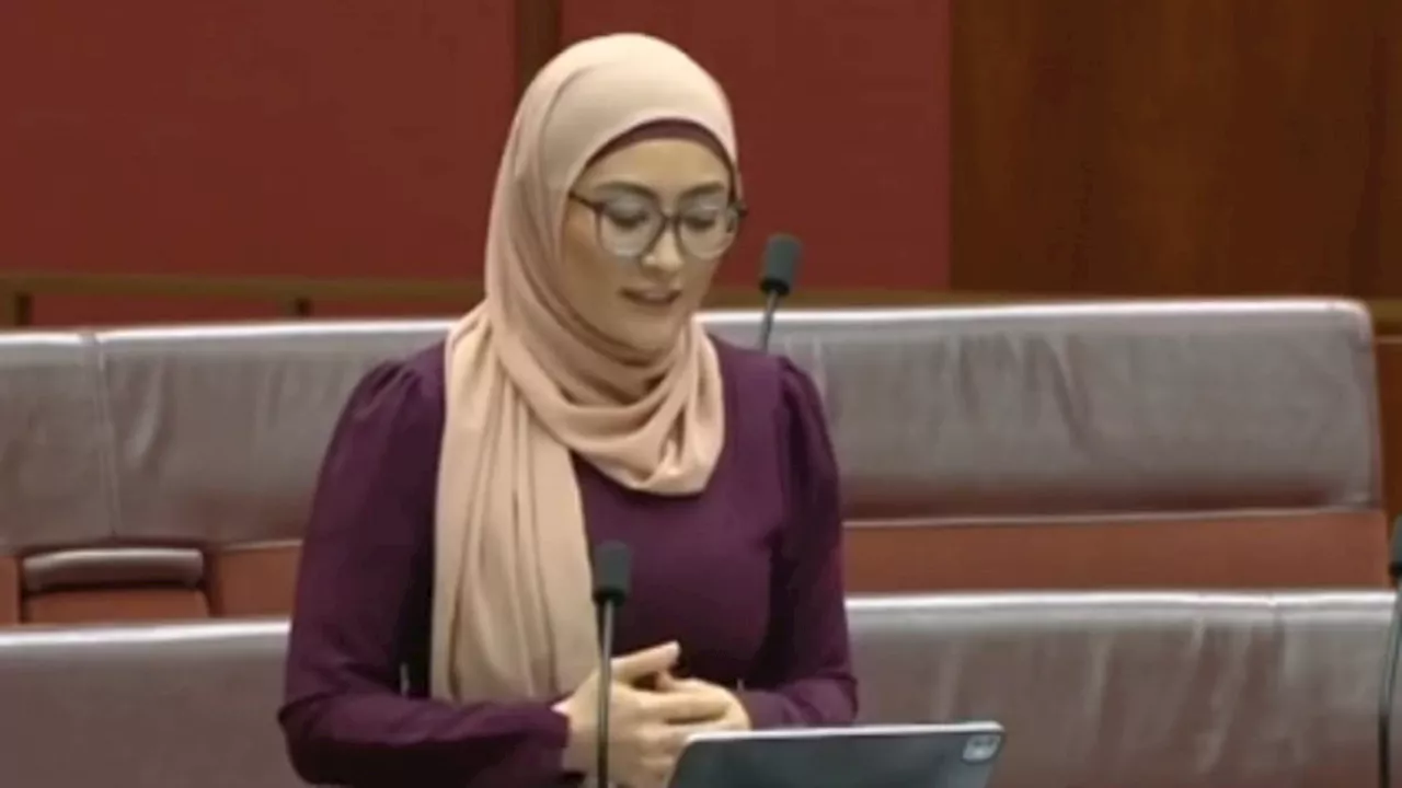 Fatima Payman's bizarre Senate speech directed at Gen-Z divides the generations: 'Time to be an...