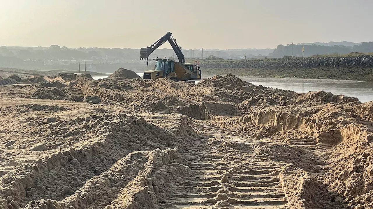 Fury as 'tonnes of sand is removed' from 'Britain's best beach': Residents say tranquil Cornish...