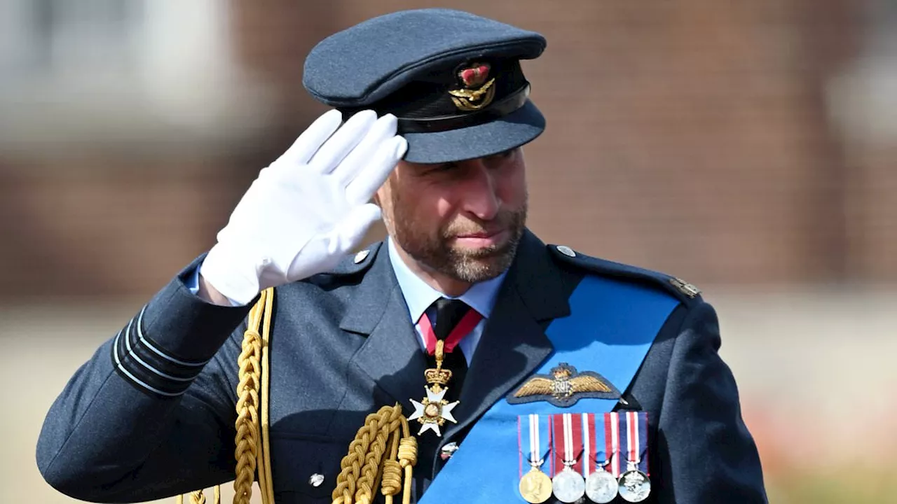 Prince William dons military gear and sports an even fuller beard