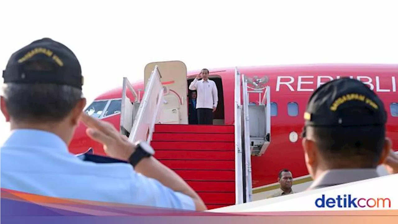 Ngantor Lagi di IKN, Jokowi Masih Mendarat di Bandara Balikpapan