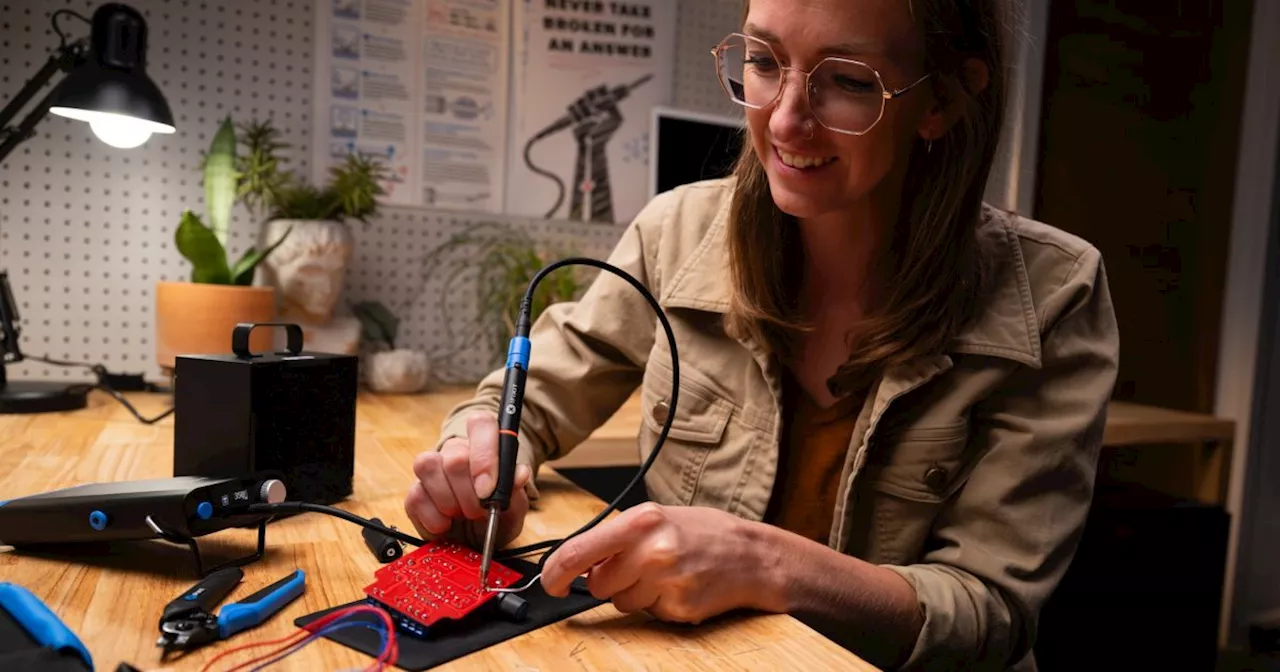 iFixIt’s stealthy soldering iron heats up in 5 seconds while charging your laptop