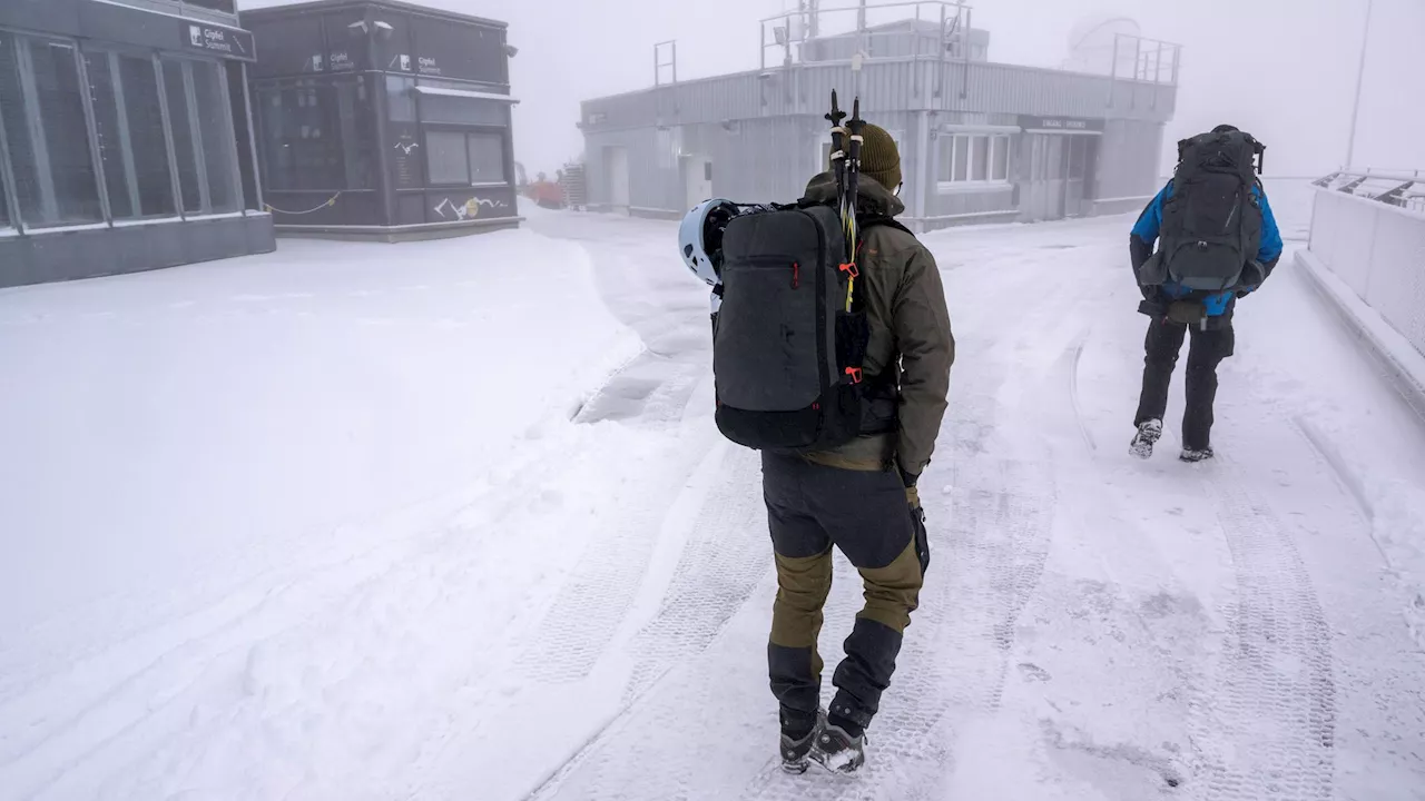  Wintereinbruch in den Alpen - Warnungen vor Dauerregen