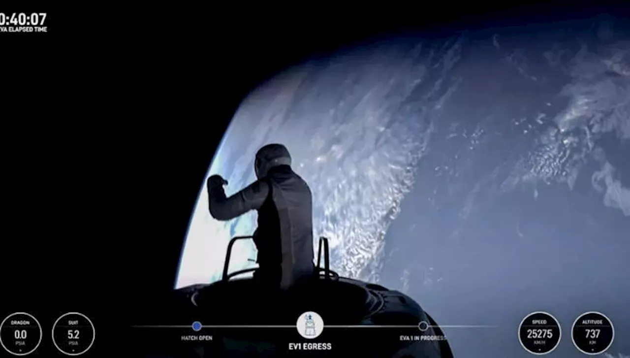 SpaceX hace historia con la primera caminata espacial privada