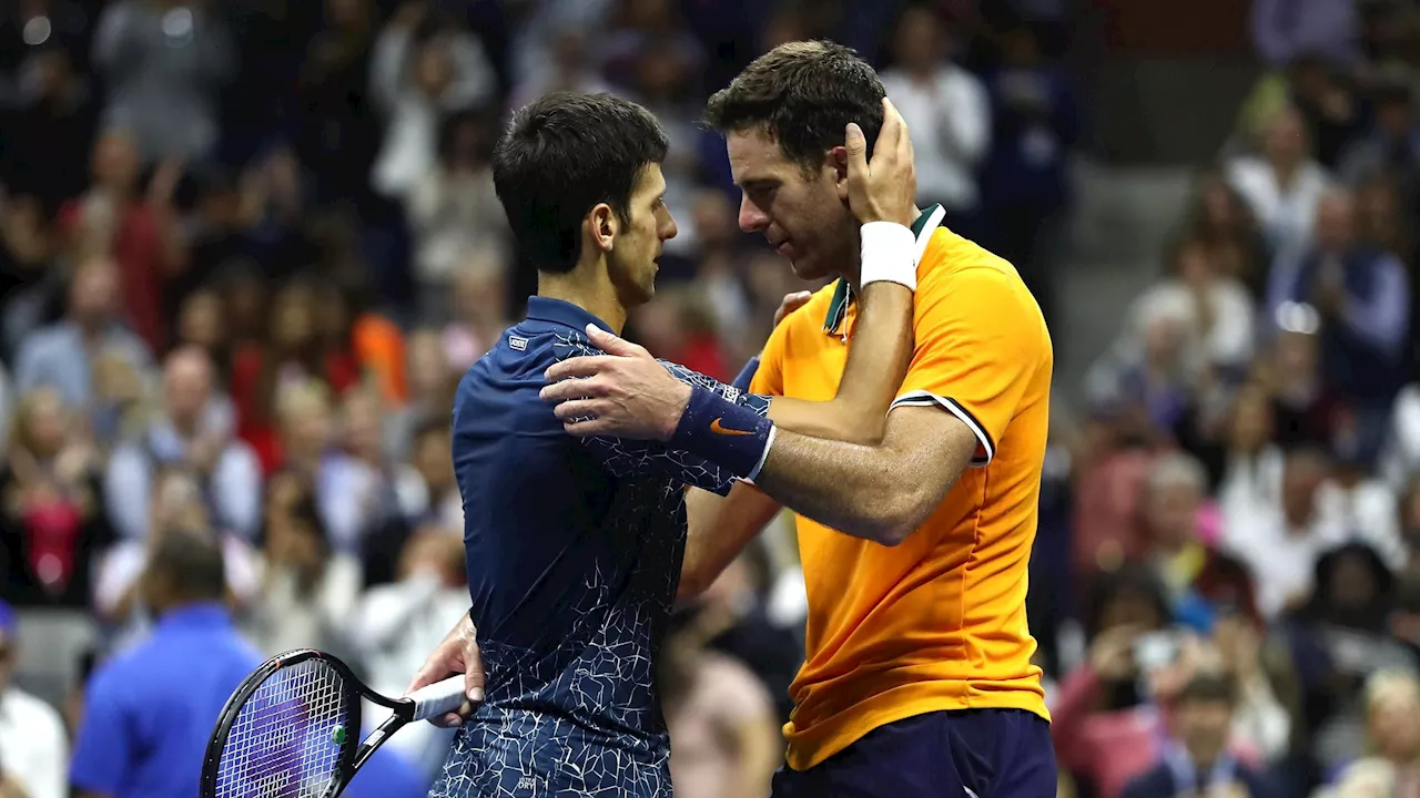 Novak Djokovic et Juan Martin Del Potro en exhibition en décembre à Buenos Aires